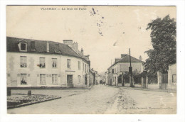 VAL  D' OISE  /  VIARMES  /  LA  RUE  DE  PARIS  /  Edit.  FREMONT  /  A Voyagé En 1905  ( Timbre-taxe Au Dos ) - Viarmes