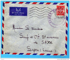 MARCOPHILIE- LettreFM  -soudan-Segou-cad1956-  +cachet Place De Ségou-stamp FM N°12 - Brieven En Documenten