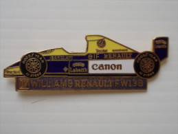 Pin's émail Grand Feu - F1 - Williams Renault FW13B - Automobile - F1