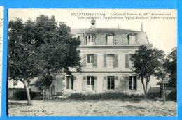 LIP063, Villeblevin, Colonies Scolaires, Hôpital, Circulée 1916 Sous Enveloppe - Villeblevin