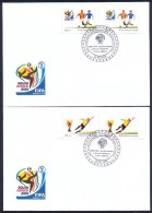 FDCs Kyrgyzstan 2010 FIFA World Cup(Type II). Imperf+Perf** - Kirgisistan