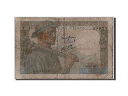 Billet, France, 10 Francs, 10 F 1941-1949 ''Mineur'', 1946, 1946-09-26, B - 10 F 1941-1949 ''Mineur''