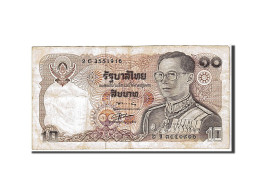 Billet, Thaïlande, 10 Baht, 1980, KM:87, TB - Thaïlande