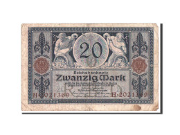 Billet, Allemagne, 20 Mark, 1915, TB - 20 Mark