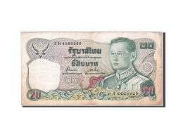 Billet, Thaïlande, 20 Baht, 1981, B+ - Thaïlande