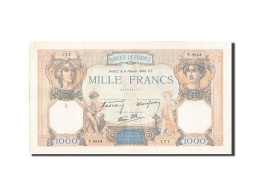 Billet, France, 1000 Francs, 1 000 F 1927-1940 ''Cérès Et Mercure'', 1940 - 1 000 F 1927-1940 ''Cérès E Mercure''