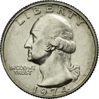 Monnaie, États-Unis, Washington Quarter, Quarter, 1974, U.S. Mint - Other & Unclassified