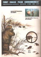 FORET-CHASSE-PECHE-ENVIRONNEMENT -  Juillet-Août 1987 - N°77 - Caza & Pezca