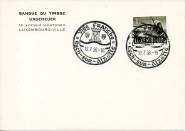 LUXEMBOURG. Carte Commémorative De 1956. Ville Franche Esch-sur-Alzette. - Máquinas Franqueo (EMA)