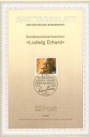 ERSTTAGSBLATT   " Ludwig Erhard  "  - 1987 - Sonstige & Ohne Zuordnung