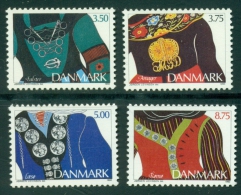 Danemark / Danmark / Denmark " Vêtements & Bijoux Folkloriques " Yt.1067/70 Mnh*** - Neufs