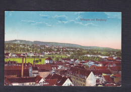 AK Erlangen Mit Burgberg ( Feldpost 1915 Guerre 1914-1918) - Erlangen