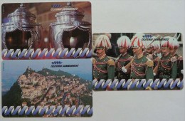 SAN MARINO - 1st Issue Set Of 3 - Urmet - Mint - San Marino