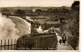 PAIGNTON - The Cliff Path, Goodrington, Near Paignton  (by Nigh, Ventnor) 1931 Used - Paignton