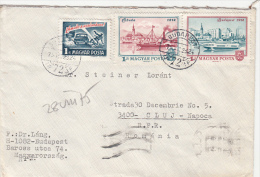 17970- TRAFFIC, ACCIDENTS, SHIPS, STAMPS ON COVER, 1975, HUNGARY - Covers & Documents