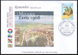 ARGELIA 2014 FDC World Expo Milan 2015 Milano Expo - Italie Italia Italy Exposition Food Feeding - 2015 – Milán (Italia)