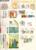 1984-AÑO COMPLETO ( 30 Sobres ) EN S.P.D. DEL SERVICIO FILATELICO DE CORREOS ( S.F.C. 614 A 639 ) - Full Years