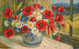 Arts - Peintures & Tableaux - Fleurs - A. Haller - état - Paintings