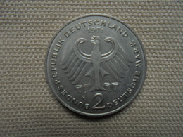 Ancien - Pièce De 2 Deutsche Mark 1971 (Revers 1949-1969) - 2 Marcos