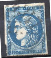 France  N° 46B Oblitérés   Départ à  5,00 Euros !! - 1870 Bordeaux Printing