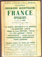 France Spécialisée - Monteaux 1975 - Filatelia E Historia De Correos