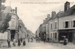 LES AIX D' ANGILLON   -  Place Du Mail Et Grande Rue - Les Aix-d'Angillon