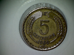 Chile 5 Centesimos 1969 - Chili