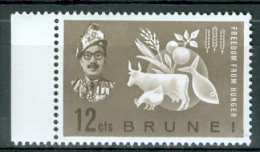 Brunei 1963 Freedom From Hunger MNH** - Lot. 3557 - Brunei (...-1984)
