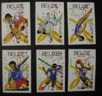 BELIZE 1988 - JUEGOS OLIMPICOS DE SEUL´88 - Yvert Nº 894/899 - Swimming