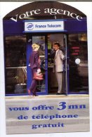 @+ Ticket France Telecom Privé : Votre Agence 3 Mn - 30/09/99 - Neuf (Ref : G3C) - Billetes FT