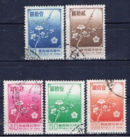 ROC+ China Taiwan 1979 1985 Mi 12912-94 1613 Pflaumenblüte - Used Stamps