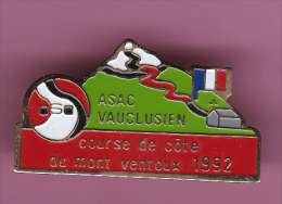 44252-Pin's.Rallye Automobile.course De Cote Du Mont Ventoux 1992.ASAC Vaucluse. - Rallye