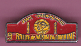 44255-Pin's.Rallye Automobile.Vaison La Romaine... - Rally