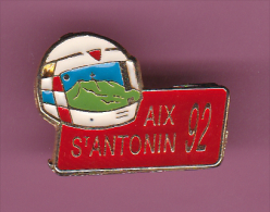44260-Pin's.Rallye Automobile.Aix.Saint Antonin.1992.. - Rallye