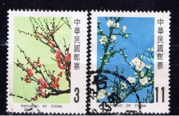 ROC+ China Taiwan 1983 Mi 1538 1540 Pflaumenblüten - Gebraucht