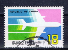 ROC+ China Taiwan 1987 Mi 1766 Flugzeug - Usati