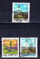 ROC+ China Taiwan 1989 1990 1992 Mi 1787 1909 2042 Leuchttürme - Used Stamps