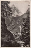 Delcampe - 1930 Circa ZERMATT  - EGLISE ET MONT CERVIN - Zermatt