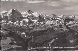 Delcampe - 1950 Circa BRIENZER-ROTHORN BLICK AUF EIGER MONCH U. JUNGFRAU - Brienz