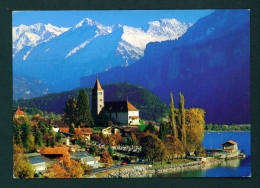 Delcampe - SWITZERLAND  -  Brienz  Used Postcard As Scans - Brienz
