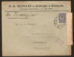 Rusland / Russie Brief Verzonden Van SINT PETERSBURG Naar GRAVENHAGE (NEDERLAND) In 1916 (zie 2 Scans) ! Inzet Aan 15 € - Cartas & Documentos