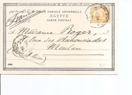 Egypte ( Carte Postale De 1904 Vers La France à Voir) - 1866-1914 Khedivate Of Egypt