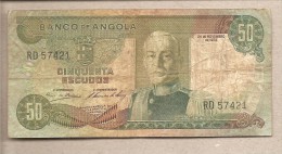 Angola - Banconota Circolata Da 50 Scudi - 1972 - Angola