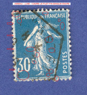 1924 / 1926  N° 192  SEMEUSE FOND PLEIN  OBLITÉRÉ DOS CHARNIÈRE - Gebruikt