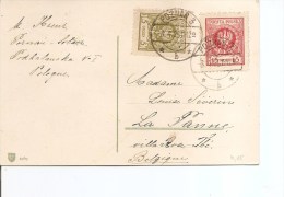 Pologne ( Carte Postale De 1925 De Poznan Vers La Belgique à Voir) - Covers & Documents