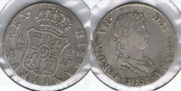 ESPAÑA FERNANDO VII MADRID 2 REALES 1831 PLATA SILVER - 100 Pesetas