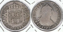 BOLIVIA CARLOS III 4 REALES POTOSI 1777 PLATA SILVER - Bolivie