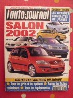 Revue L'auto-journal.n°573. 2001. Salon 2002. Toutes Les Voitures Du Monde. 380 Pages - Auto