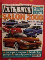 Revue L'auto-journal.n°521. 1999. Salon 2000. Toutes Les Voitures Du Monde. 368 Pages - Auto