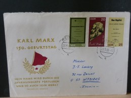 48/110A    LETTRE  DDR - Karl Marx